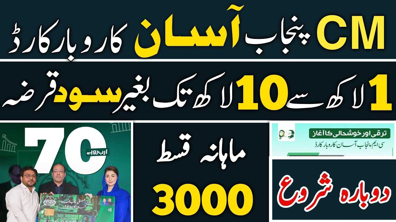 Punjab Asaan Karobar Card