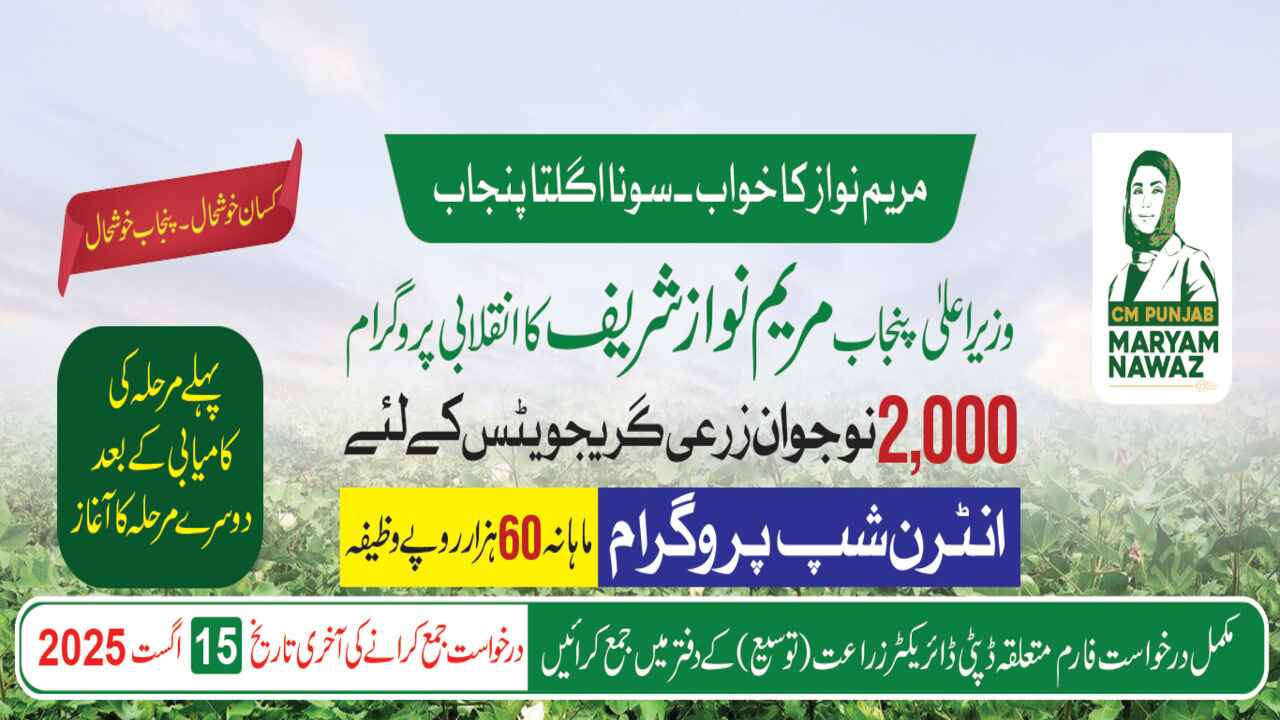 Internship Scheme for Agricultural Graduates 2025
