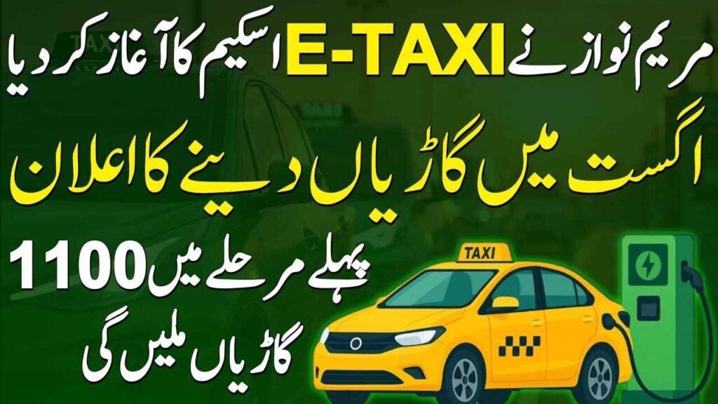 CM Punjab E-Taxi Scheme 2025