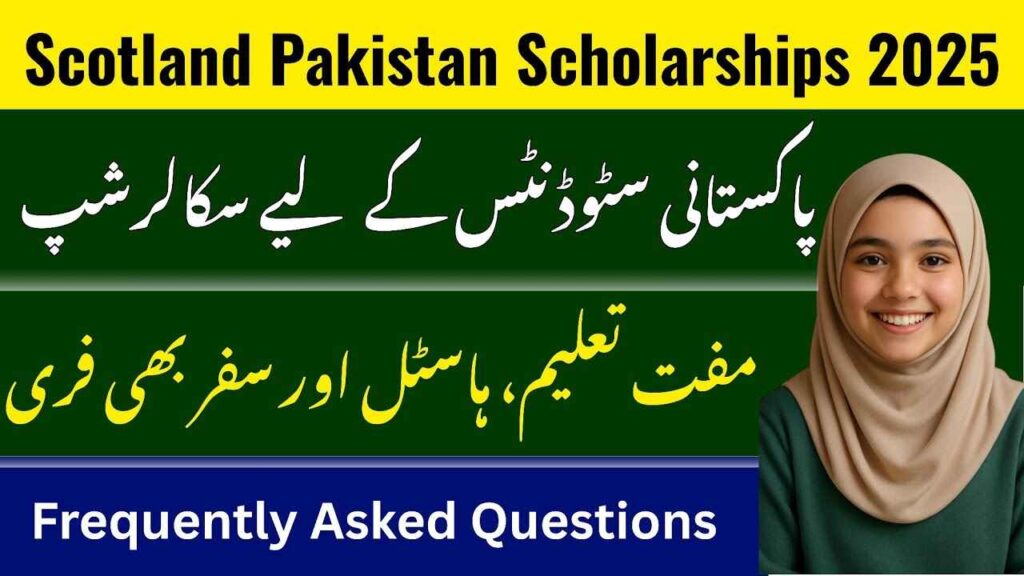 Scotland Pakistan Scholarships 2025