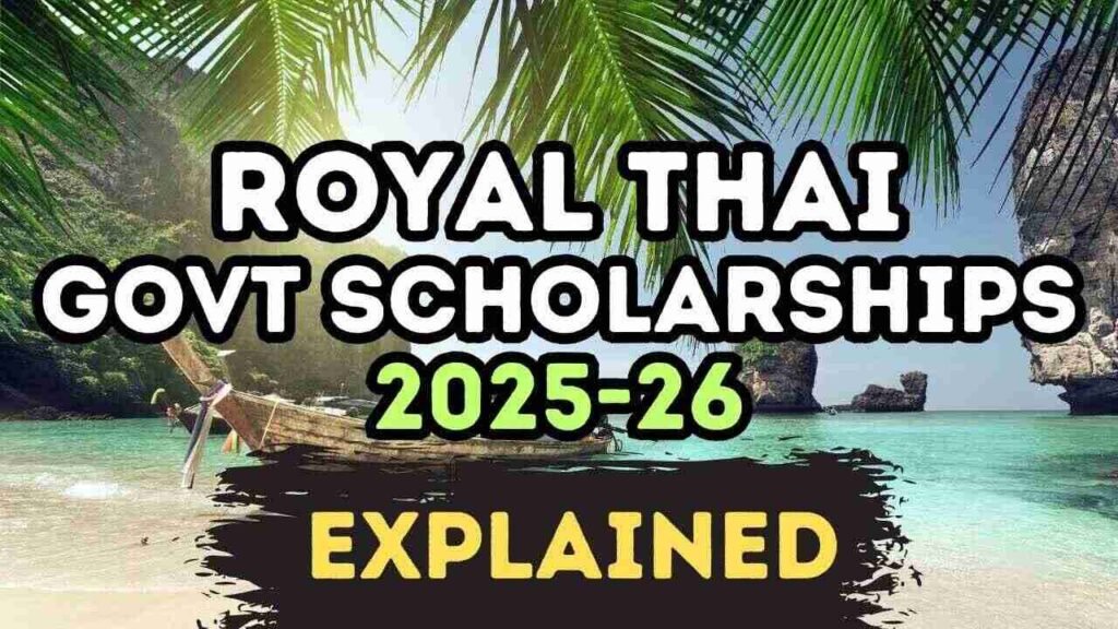 Royal Thai Government Scholarships