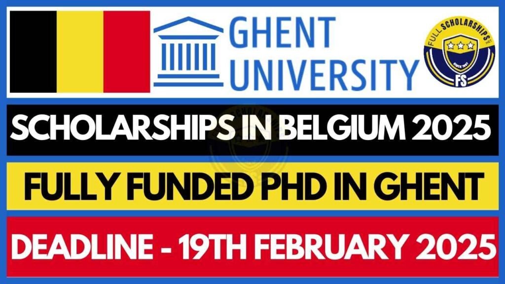 Ghent University Scholarships