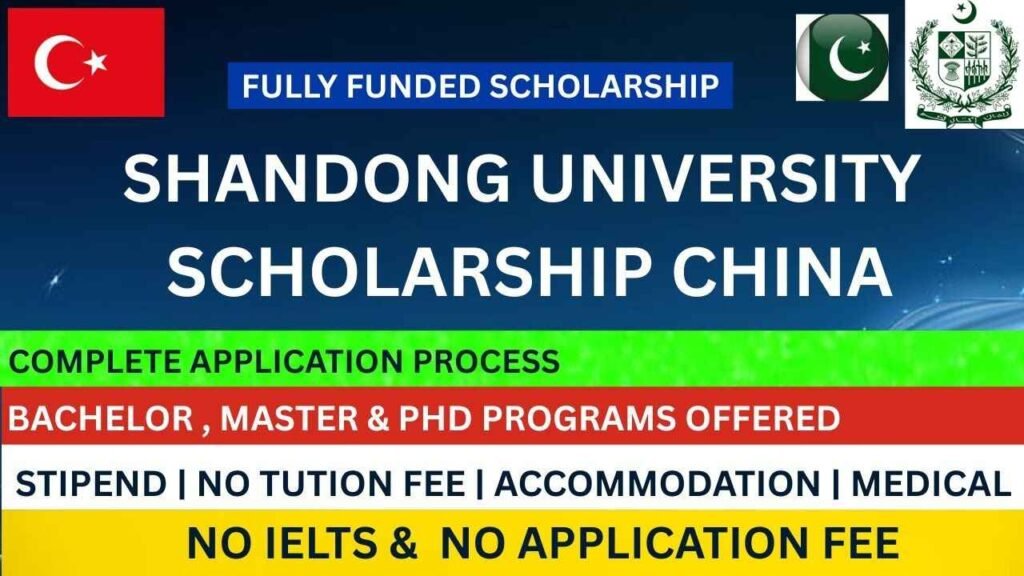 Shandong University Fully Funded Scholarships