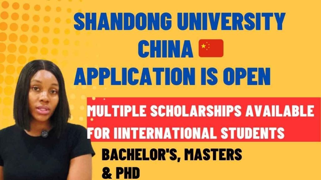 Shandong University Fully Funded Scholarships